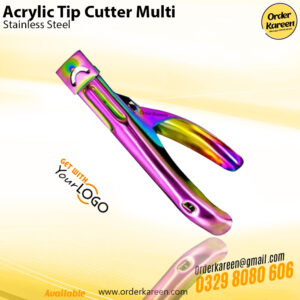 Multi acrylic tip cutter tool used for trimming artificial nail tips