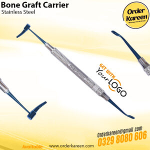 Bone graft carrier precision surgical instrument