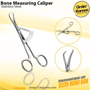 Bone measuring caliper stainless steel surgical instrument for orthopedic measurement
