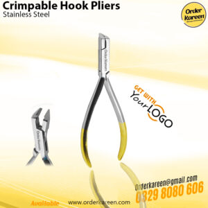 Crimpable Hook Pliers TC for Orthodontic Wire Adjustments