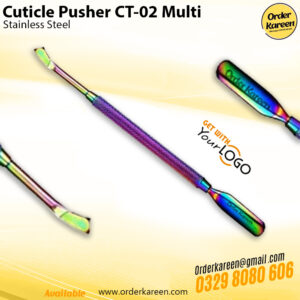 Cuticle Pusher Multi CT-02 tool for pushing and cleaning nail cuticles
