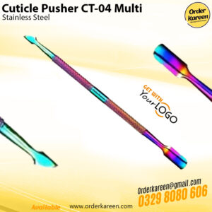 Dual-ended Cuticle Pusher Multi CT-04 for professional and home nail care