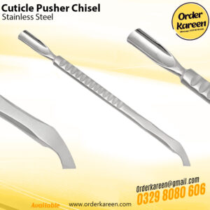Cuticle Pusher Chisel for Nail Care and Grooming