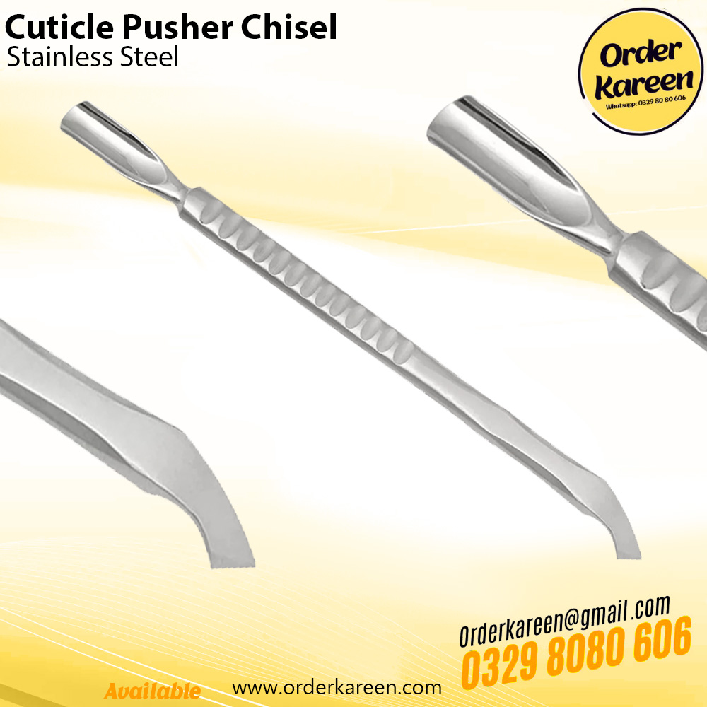 Professional Cuticle Pusher Chisel Cuticle Pusher Chisel for Nail Care and Grooming
