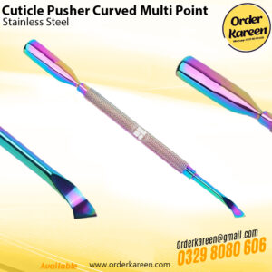 Cuticle Pusher Curved Multi-Point for Professional Nail Care