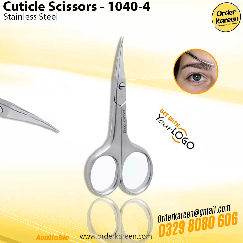 professional-cuticle-scissors-1040-4-precision 1040-4 Professional cuticle scissors with extra-fine curved blades and sharp tips for precise nail bed grooming.