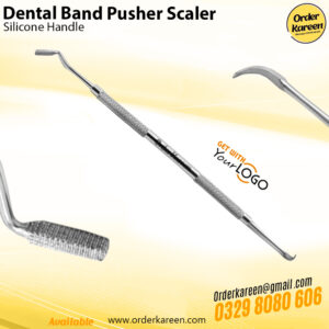Dental band pusher scaler stainless steel orthodontic instrument for band seating and scaling