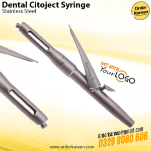 Premium bronze-finished dental Citoject syringe for intraligamental anesthesia with a professional metallic coating.