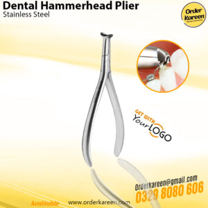 Dental Hammerhead Plier for precise wire bending and orthodontic adjustments