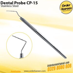 Dental Probe CP-15 Single Ended Stainless Steel Instrument for Dentistry