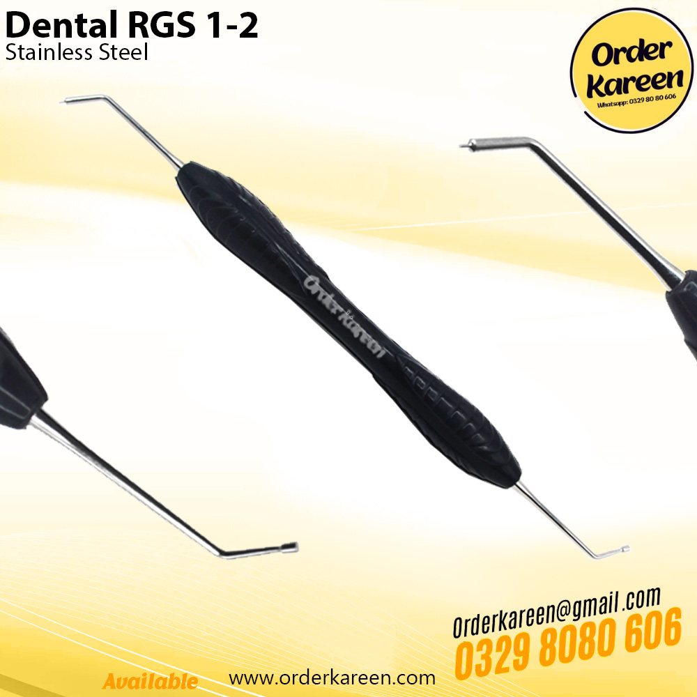 Dental-RGS-1-2-Composite-Sculpting-Instrument Dental RGS 1-2 posterior composite instrument for measuring and sculpting composite layers in restorations.