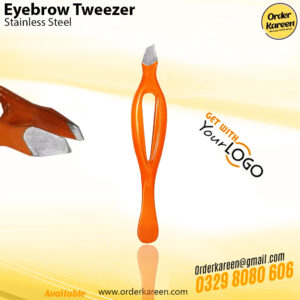 Eyebrow Tweezer Orange – Precision Hair Removal Tool