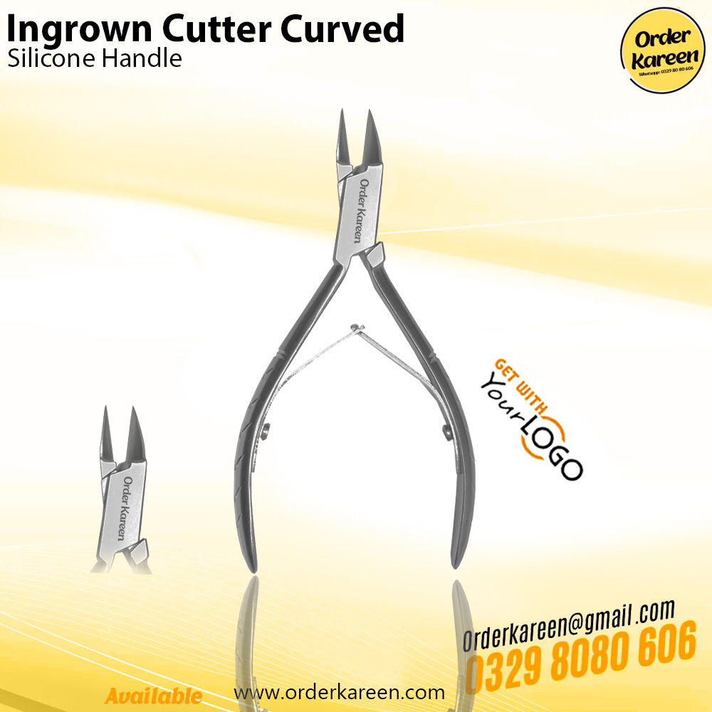 Ingrown Cutter Curved – Stainless Steel Nail Care Instrument Curved ingrown nail cutter stainless steel for precise toenail trimming and ingrown nail care