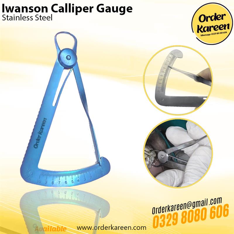 Iwanson Calliper Gauge - Precision Dental Tool Iwanson Calliper Gauge dental measurement tool for precise dental work