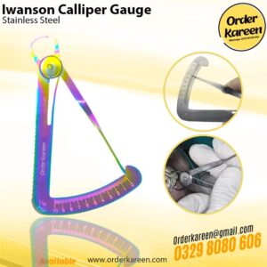 iWanson Calliper Gauge Multi - Precision Dental and Orthodontic Measuring Tool