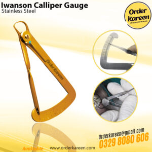Iwanson Calliper Gauge stainless steel dental measuring instrument
