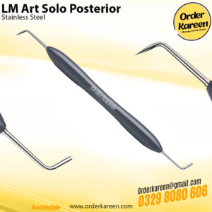 LM-Art Solo Posterior instrument showing the large plugger end and the sharp spatula end for modeling posterior composite resins.
