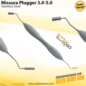 Missura Plugger 3.0 5.0 dental instrument with double-ended tips for gutta-percha condensation