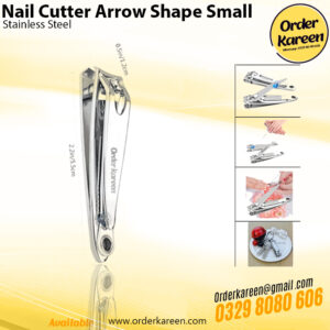 Small nail cutter with arrow-shaped design" "Compact arrow-shaped nail cutter for precise trimming