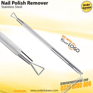 Nail Polish Remover Bottle with Cotton Pads for Effortless Nail Cleaning"