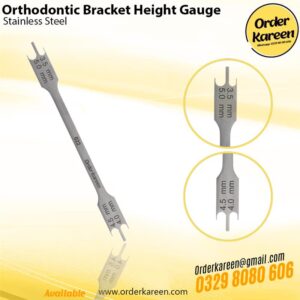 Orthodontic Bracket Height Gauge precision dental measurement instrument