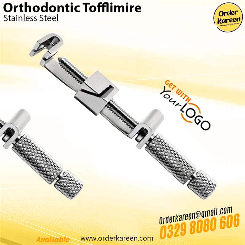 Orthodontic Tofflemire – Precision Matrix Band Holder Orthodontic Tofflemire dental matrix band holder on stainless steel background