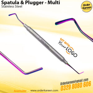 High-quality image of a Spatula Plugger Multi dental instrument used for filling and condensing materials in endodontics.