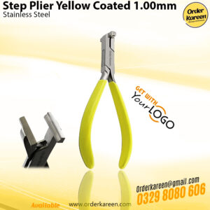Step Plier Yellow Coated 1.00mm for Orthodontic Wire Bending