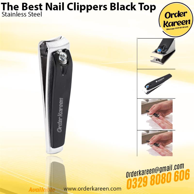 The Best Nail Clippers Black Top The Best Nail Clippers with Black Top – Ergonomic Stainless Steel Nail Clipper