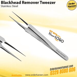 Blackhead Remover Tweezer stainless steel precision tool for removing blackheads and facial blemishes safely