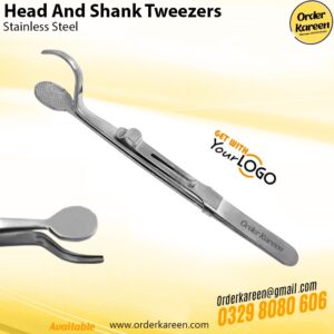 Head And Shank Tweezers precision surgical instrument for orthodontic and dental use