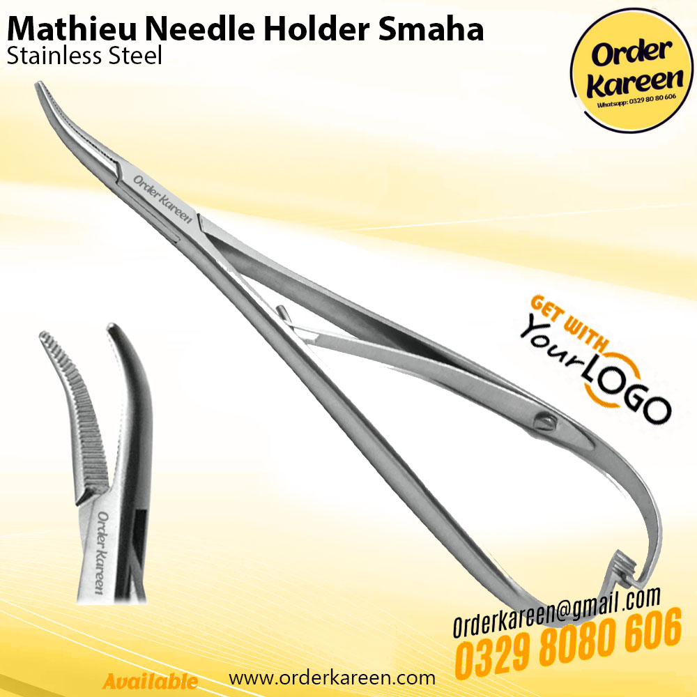 Matheiu Needle Holder Smaha – Slim Precision Surgical Instrument Matheiu Needle Holder Smaha stainless steel surgical instrument for precise needle handling