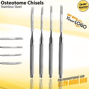 Dental Osteotome Chisels Surgical Implant Bone Cutting Instruments Stainless Steel