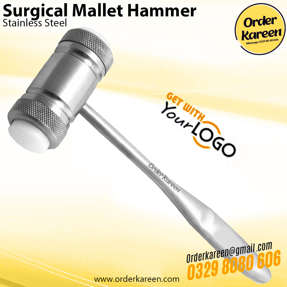 Surgical Mallet Hammer Dental Implant Bone Mallet Stainless Steel Surgical mallet hammer stainless steel dental implant bone osteotome mallet orthopedic surgical instrument