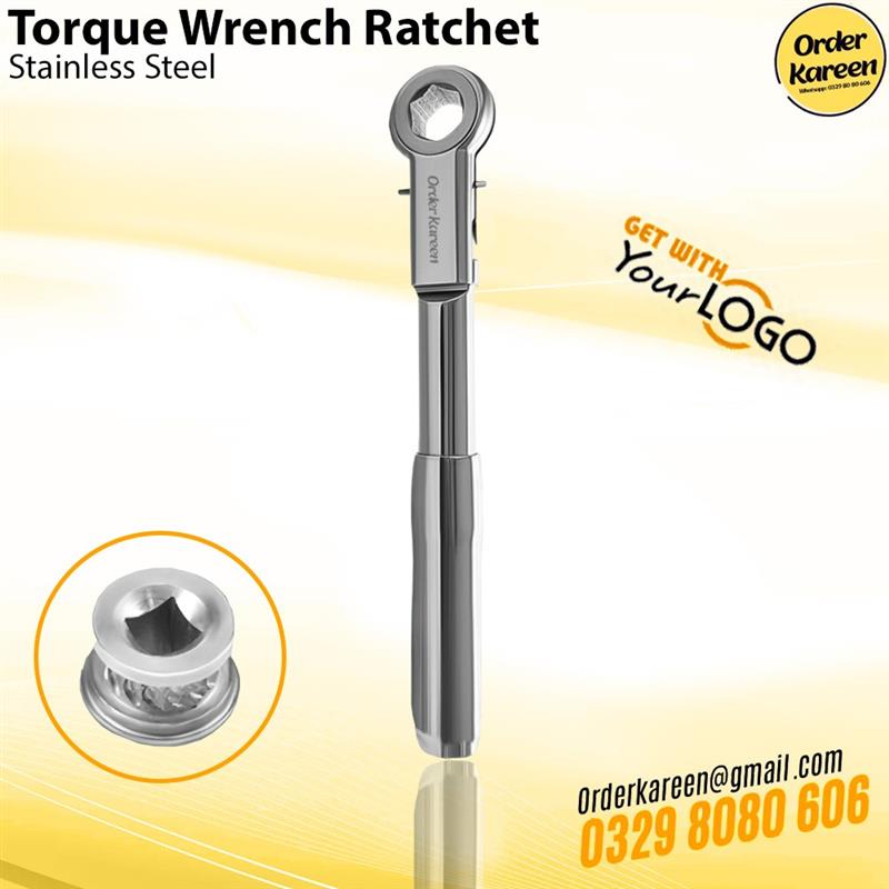 Dental Implant Torque Wrench Ratchet – Precision Implant Driver Tool Dental Implant Torque Wrench Ratchet Stainless Steel Surgical Implant Torque Driver Tool